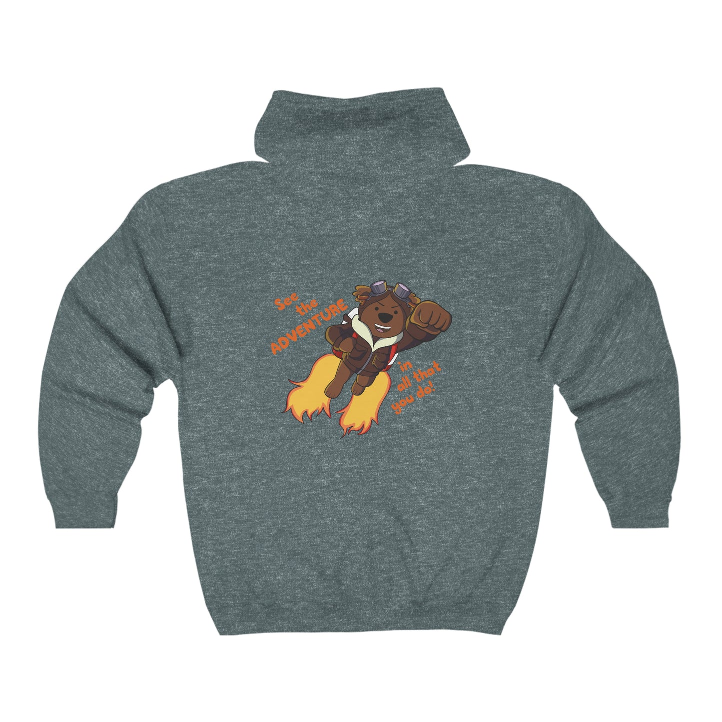 Adventure Ted Zip Up Hoodie Smaller Image