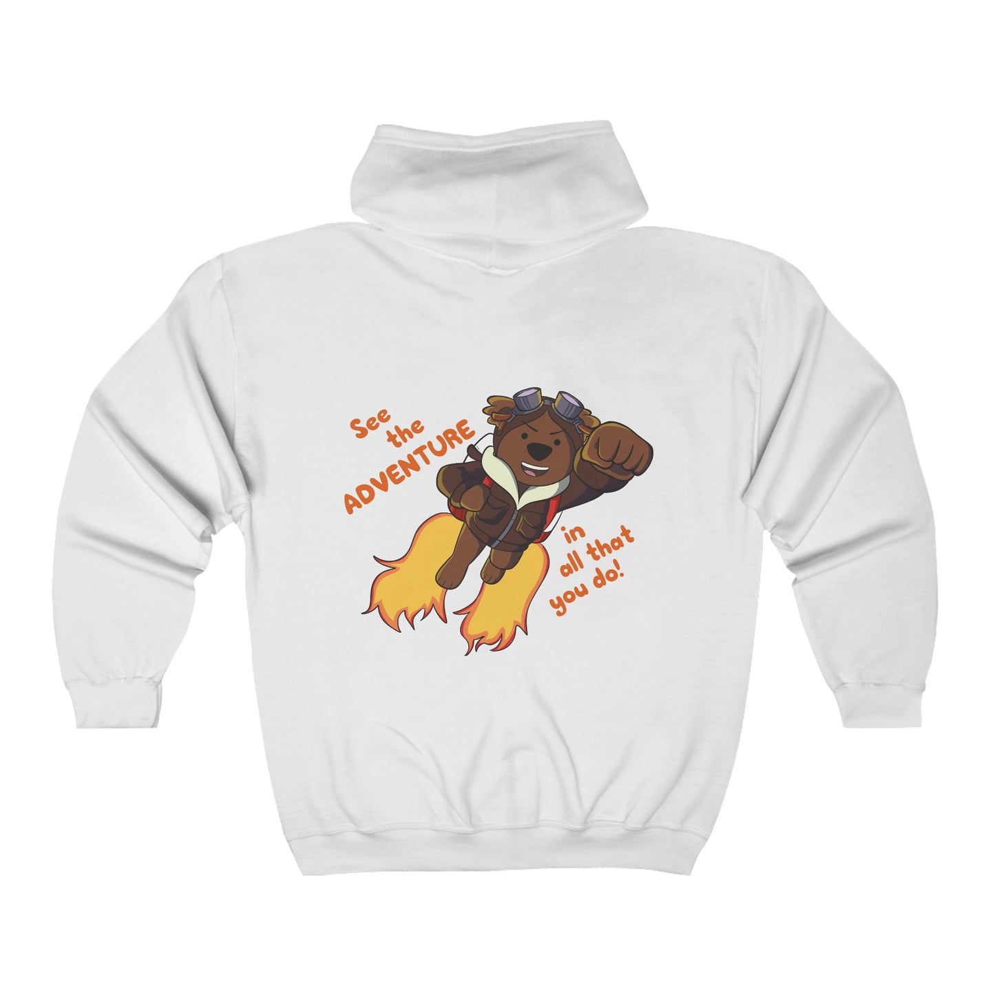 Adventure Ted Zip Up Hoodie Larger Image