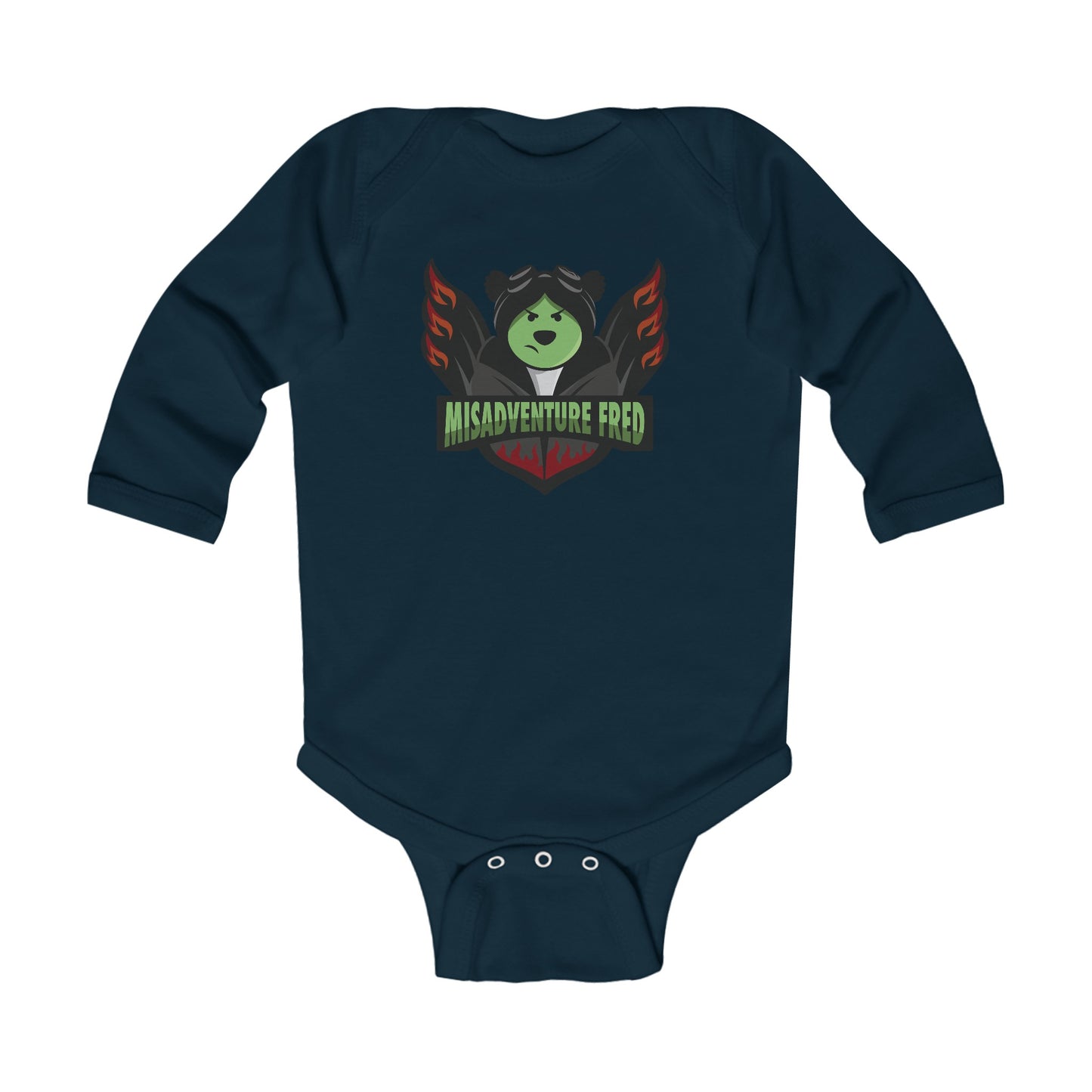 MisAdventure Fred Infant/Toddler Long Sleeve Bodysuit