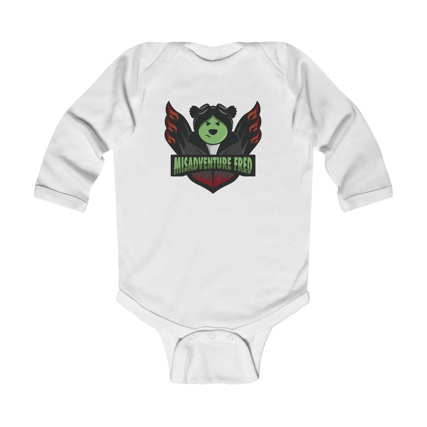 MisAdventure Fred Infant/Toddler Long Sleeve Bodysuit