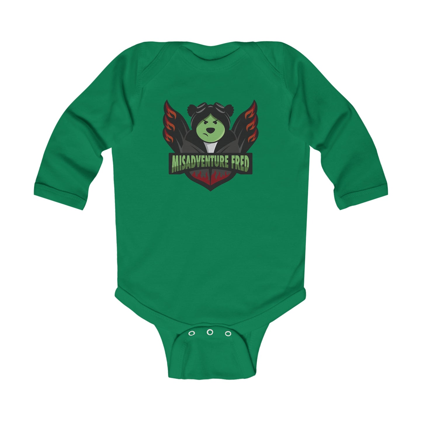 MisAdventure Fred Infant/Toddler Long Sleeve Bodysuit