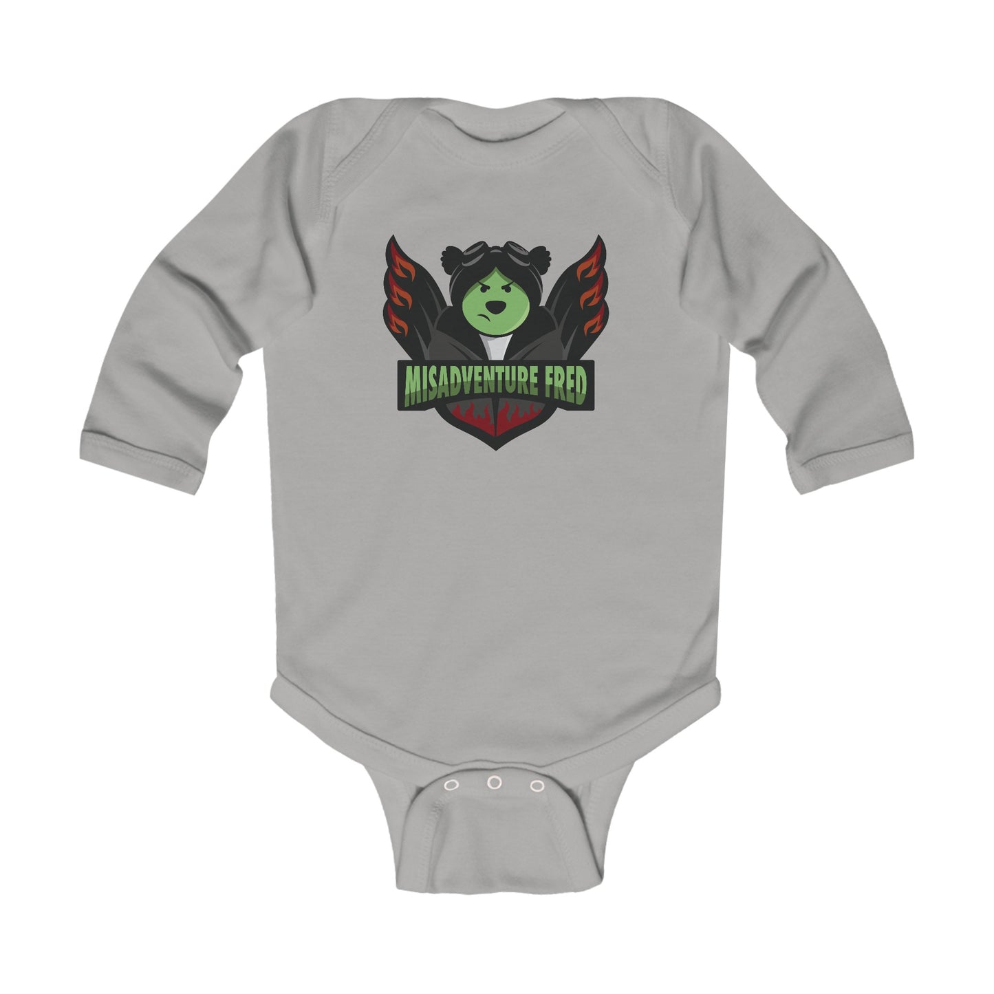 MisAdventure Fred Infant/Toddler Long Sleeve Bodysuit