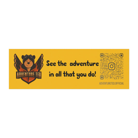 Adventure Ted Car Magnet