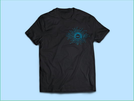ANNI Black Circuit Graphic T-Shirt