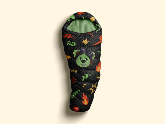 Misadventure Fred Mayhem Baby Swaddle Blanket