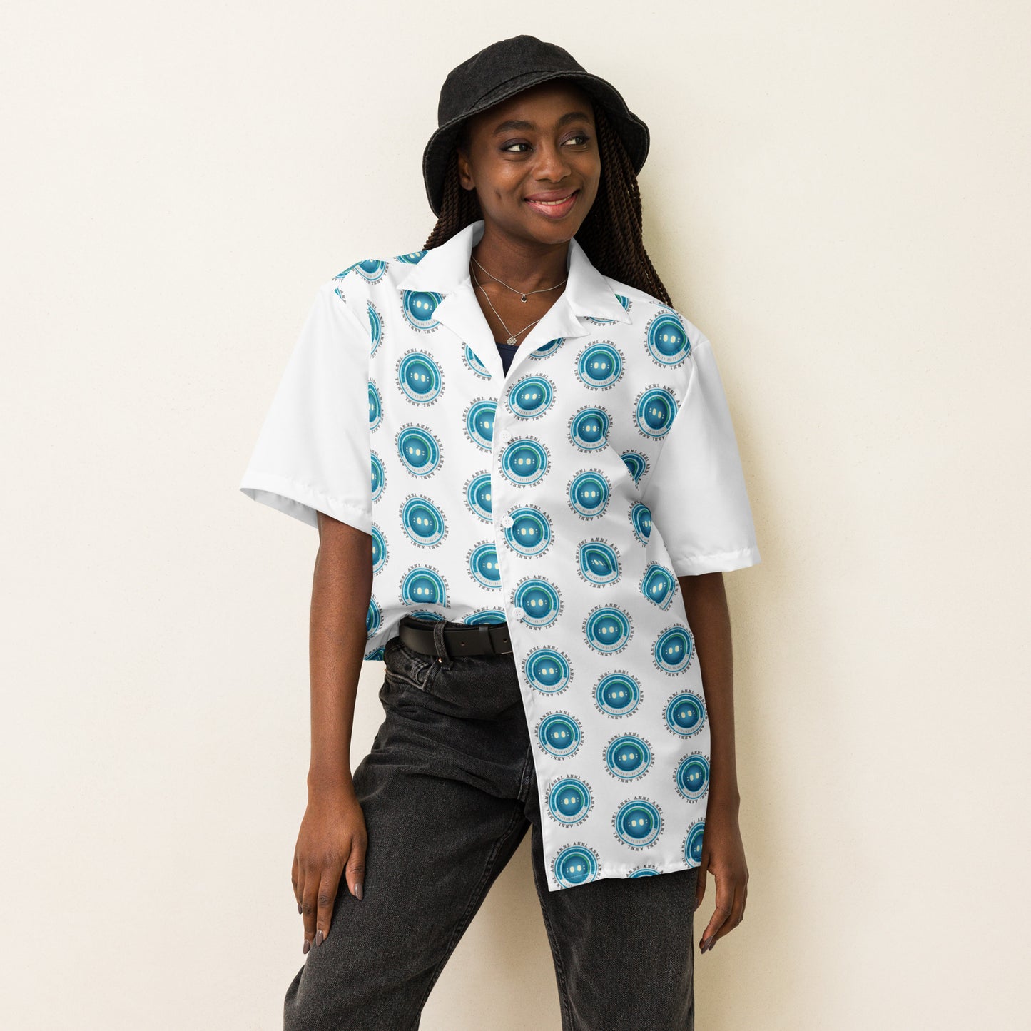 ANNI SS Button-Down Shirt (Unisex)