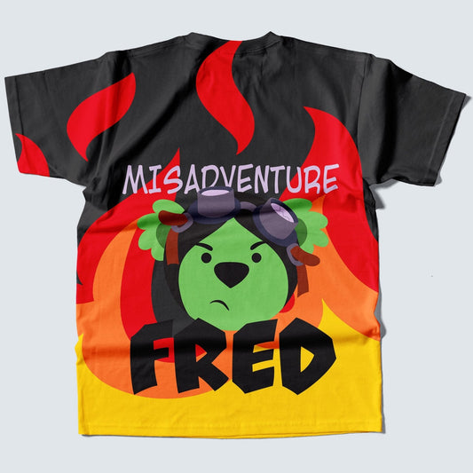 MisAdventure Fred Flame Kids T-Shirt