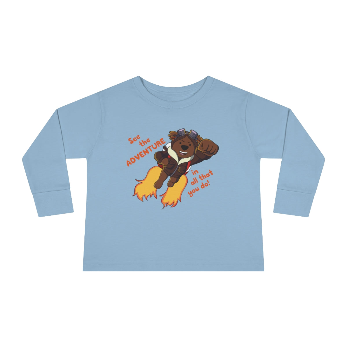 Adventure Ted Toddler Longsleeve Tee