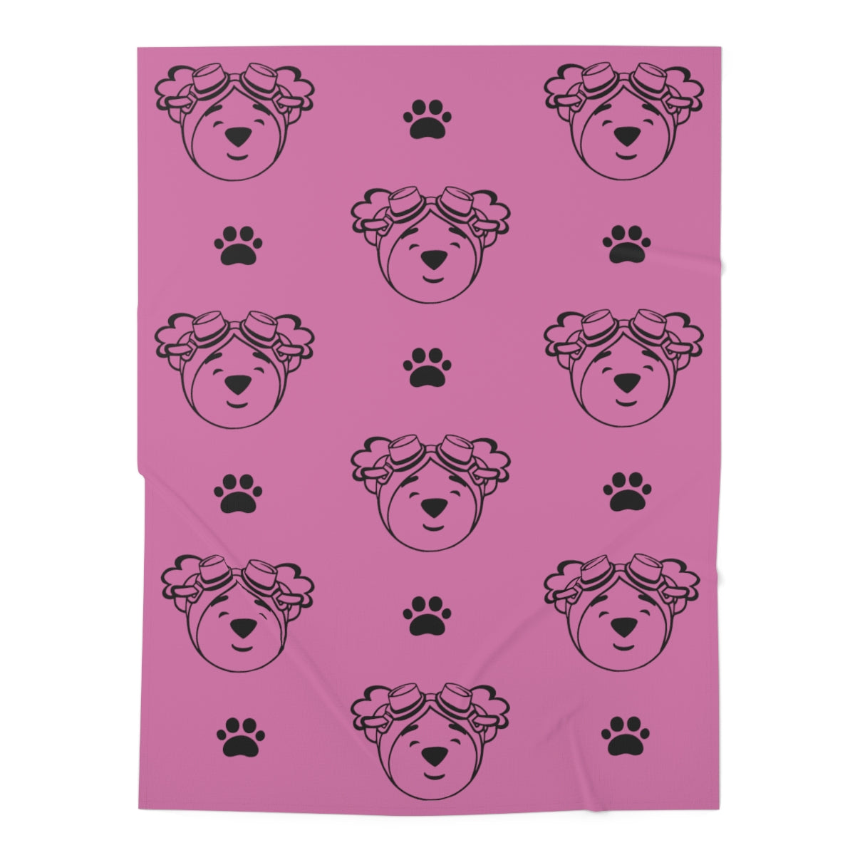 Adventure Ted Baby Swaddle Blanket - Pink