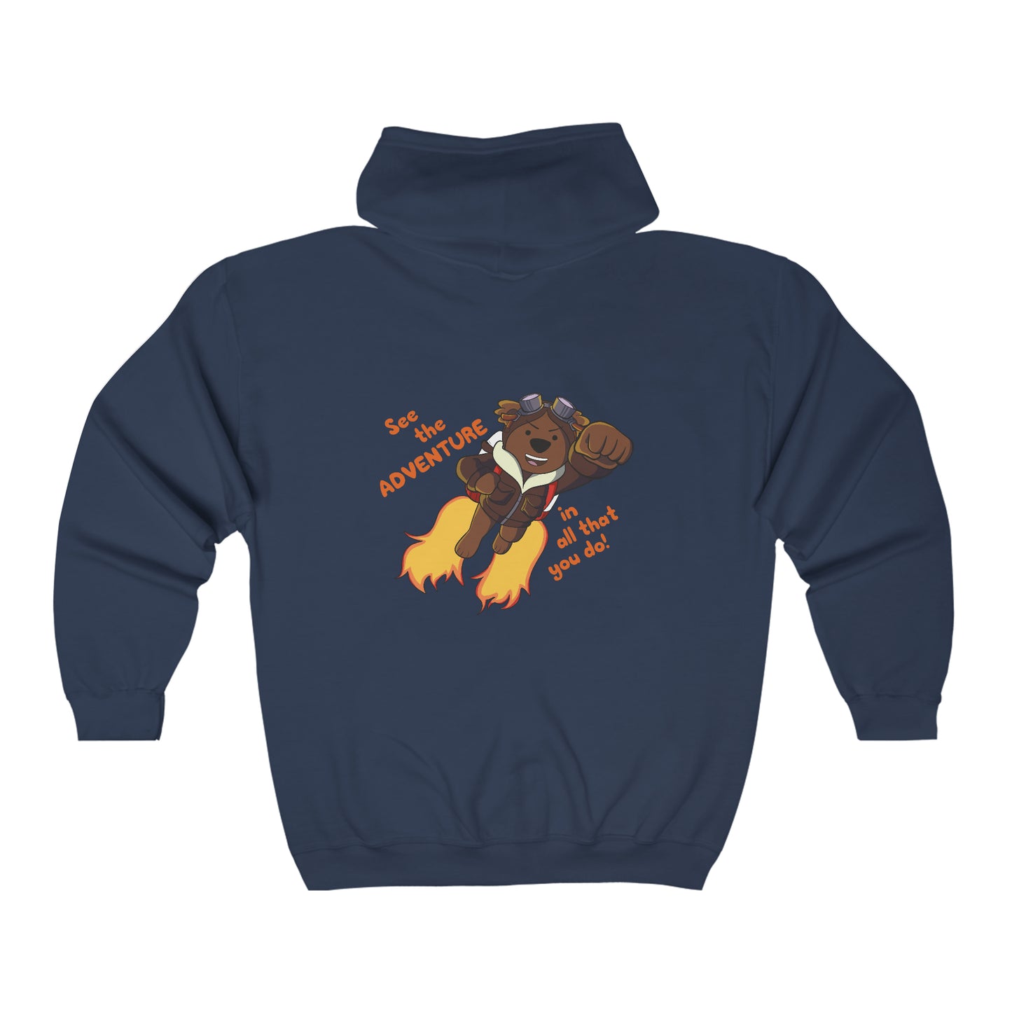 Adventure Ted Zip Up Hoodie Smaller Image