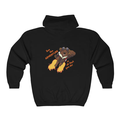 Adventure Ted Zip Up Hoodie Smaller Image