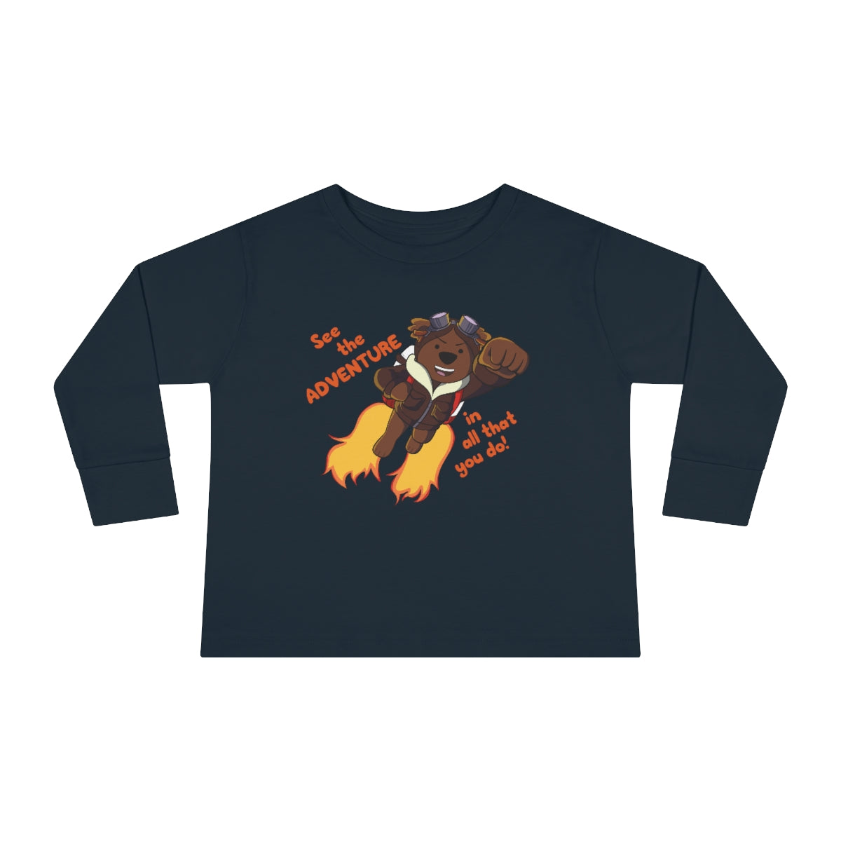 Adventure Ted Toddler Longsleeve Tee