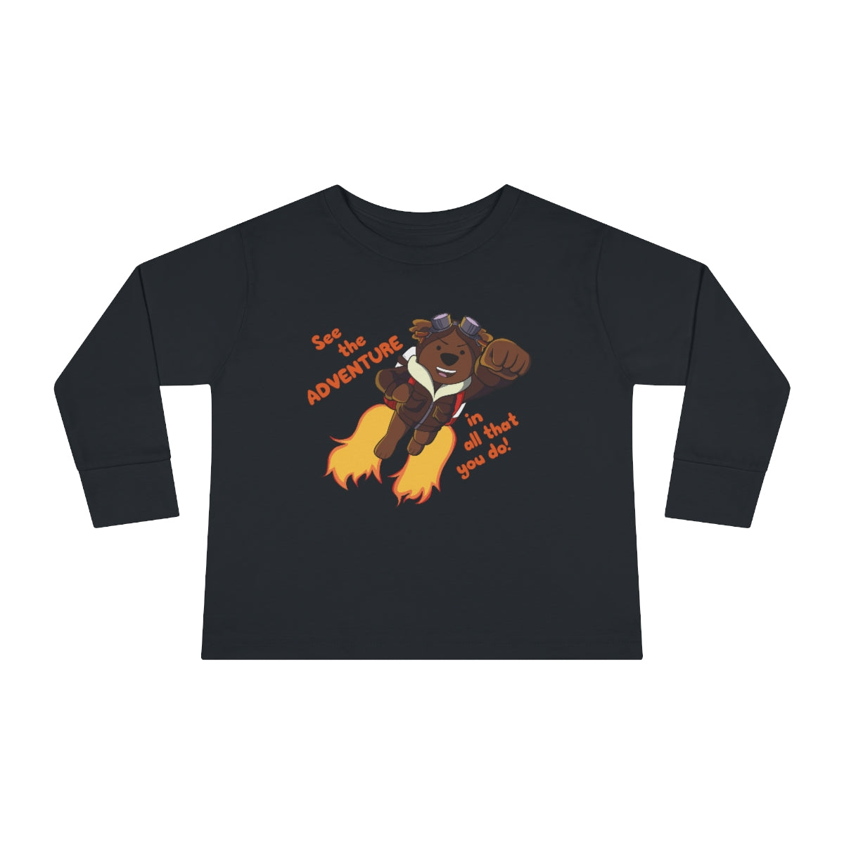 Adventure Ted Toddler Longsleeve Tee