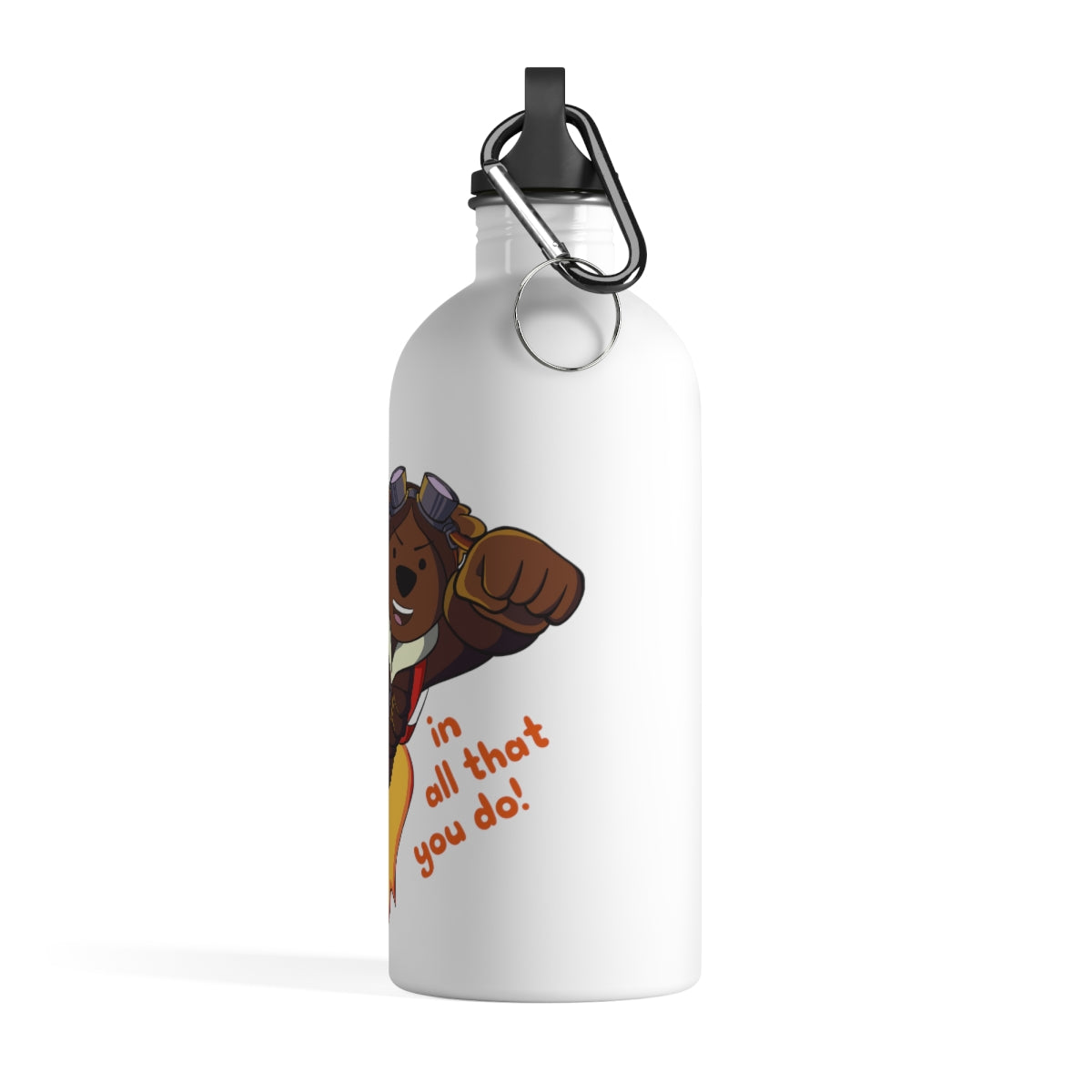 Adventure Ted Stainless Steel Water Bottle, 17oz